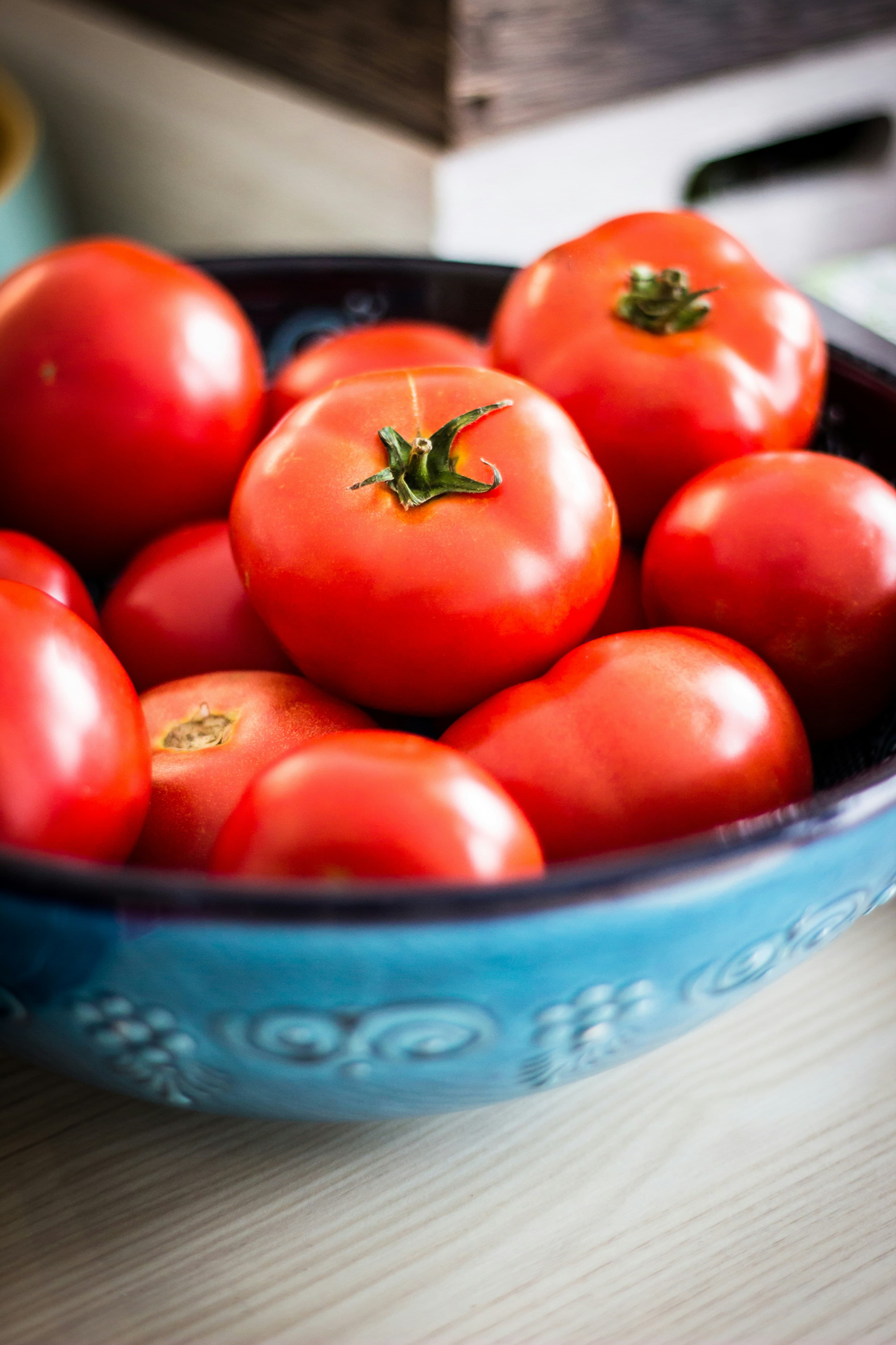 Fresh heirloom tomatoes